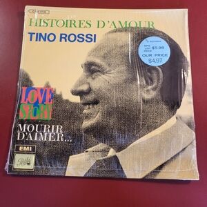 Tino Rossi Histoires D'Amor Vinyl Record LP